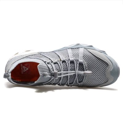 صندل مردانه هامتو مدل 620721A-3 طوسی روشن