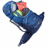 کوله پشتی کوهنوردی 10+65 دیوتر مدل Aircontact backpack Midnight/navy NS