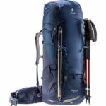 کوله پشتی کوهنوردی 10+65 دیوتر مدل Aircontact backpack Midnight/navy NS