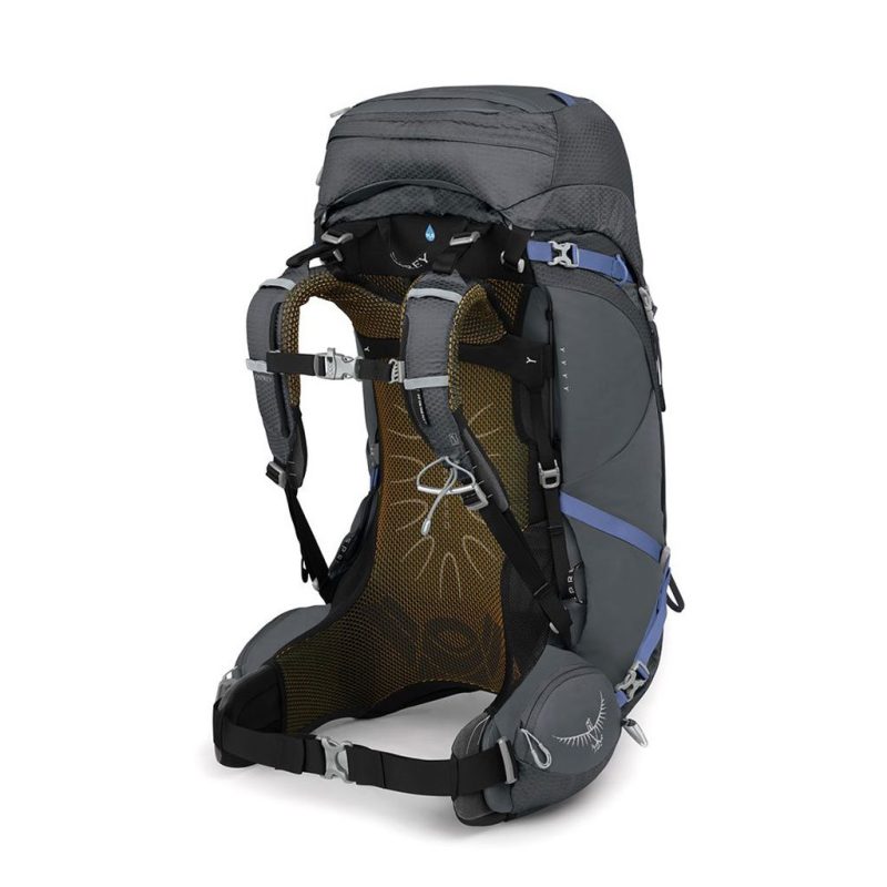 کوله کوهنوردی زنانه 50 لیتر آسپری مدل AURA AG طوسی